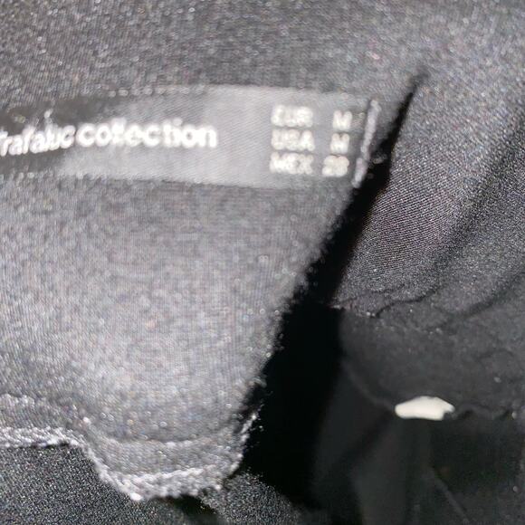 Zara Trafaluc Collection double zip pullon elastic waist pants medium black - Picture 7 of 7